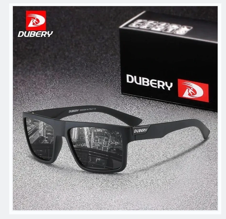 DUBERY OFFICIAL Bulk square Trendy Sunglasses Unisex Okey Polarized Outdoor Vendor High Quality Men 2025