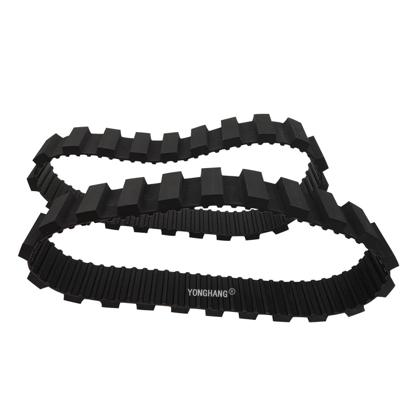 Custom Black Rubber Endless Track belt for Robot Power Transmission