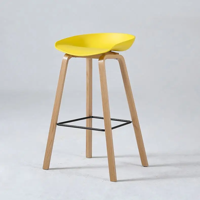 Hot sale plastic seat bar furniture counter cafe restaurant height bar stool high chair