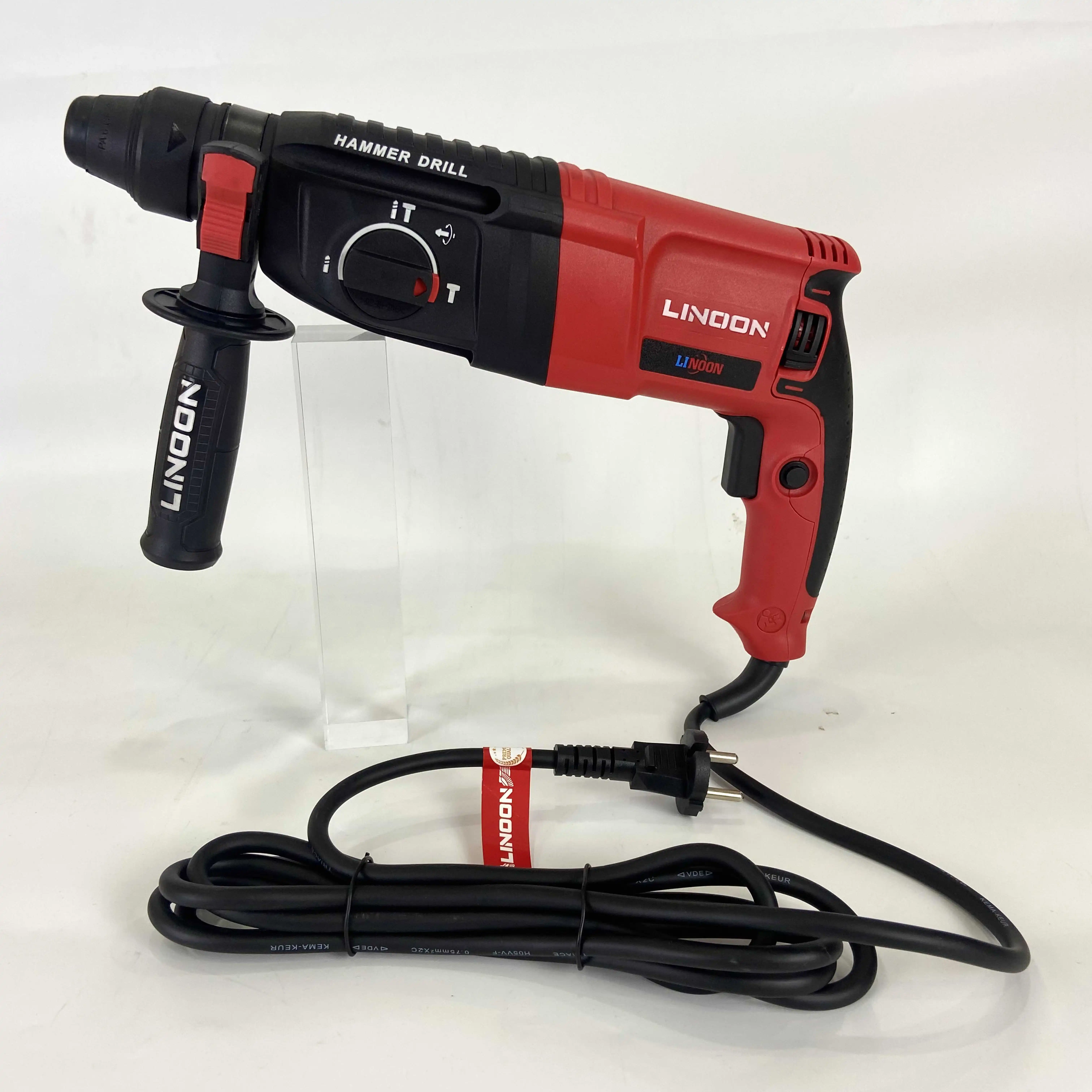 LINOON SDS plus 26 mm quality impact tools 850w rotary hammer 26mm hammer drill power tools