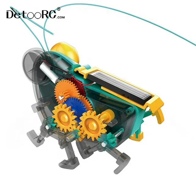 
Detoo Grasshopper insect kids toy gadget outdoor and indoor DIY solar power educational toys 