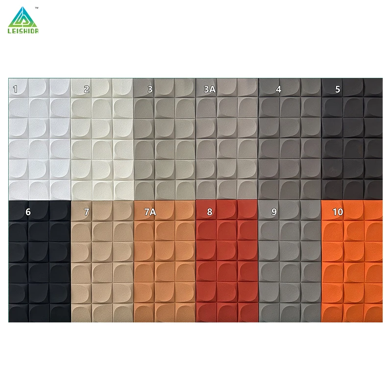 Indoor curtain wall artificial PU stone waterproof, moisture-proof and sound-proof portable installation for indoor decoration