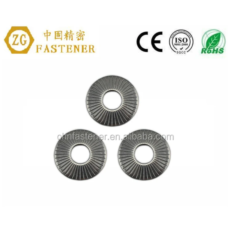 304 дисковые пружины из нержавеющей стали накатка DIN6796 коническая пружинная Стопорная шайба конические Belleville пружинные шайбы