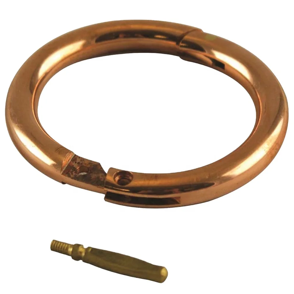 Bull Nose Ring in Copper Ring Bull Nose Holders Cattle Leaders Instruments Nose Pincer Veterinary