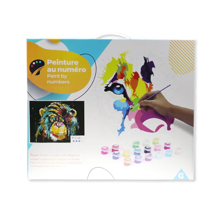 Custom DIY Painting Kit Peinture Paint by Numbers for Adults Children Kids