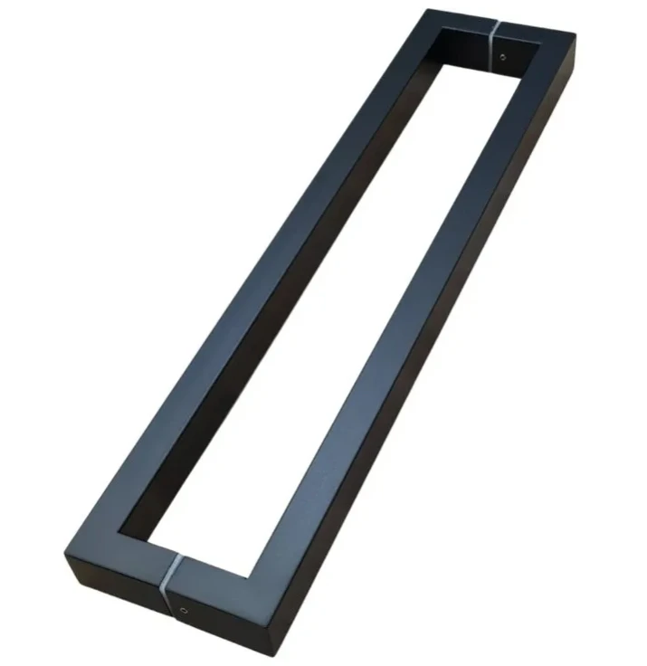 Entry Door Pull handle Push Square Long Stainless steel Modern Entrance Front Door handle