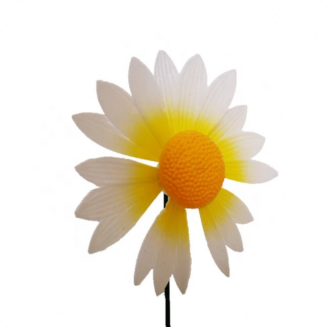 Osgoodway Newest design Garden Ornament Factory Price Plastic Flower windmill decor model sunflower toy for Garden decoration