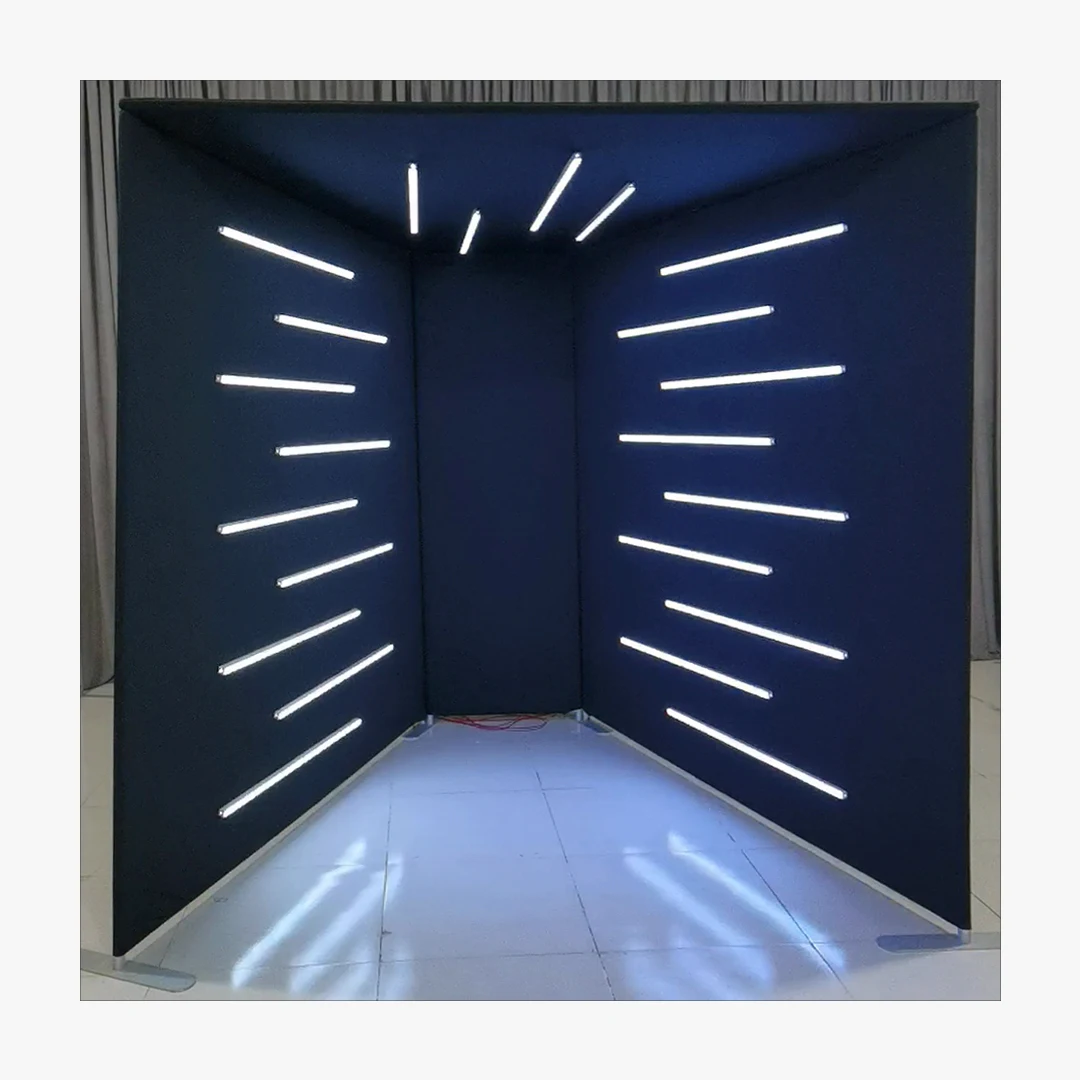 Newest Event Photo Booth 360 degree Enclosure Trade Show vogue booth