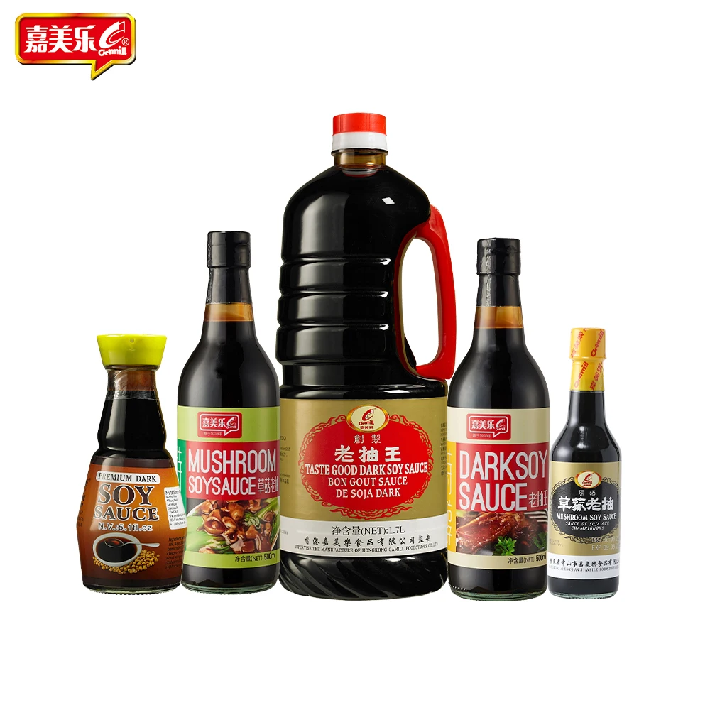OEM Factory Price Bulk Wholesale 500ml Bottle kicap sauce soja best mushroom soy sauce