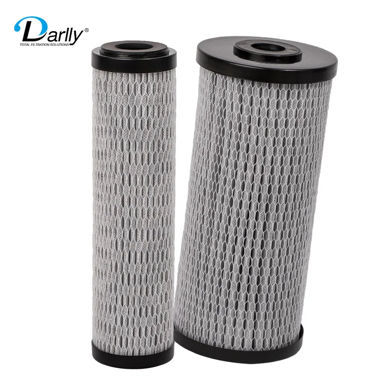 8 inch carbon block filter low pressure difference and stable flow rate