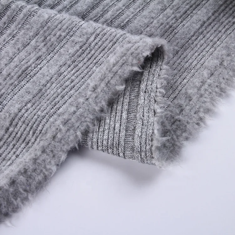 Excellent elasticity exquisite craft and fine service weft RAYON SPANDEX 8*5 RIB knitted fabric