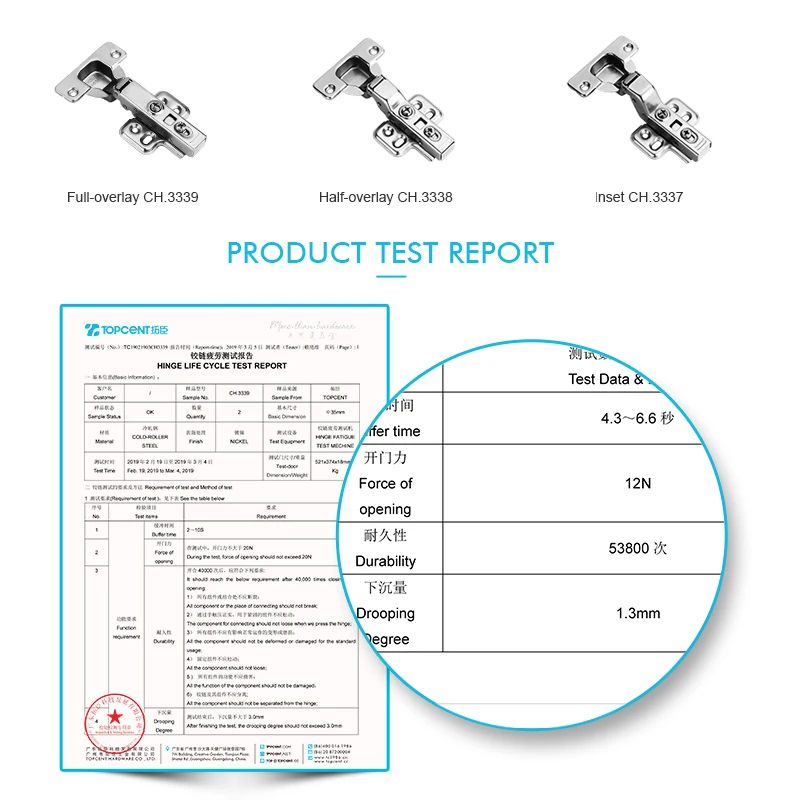 Topcent CH.3338 мебельная фурнитура аксессуары шарнир 35 мм мягкий закрытый полуслойный гидравлический для кухонного шкафа