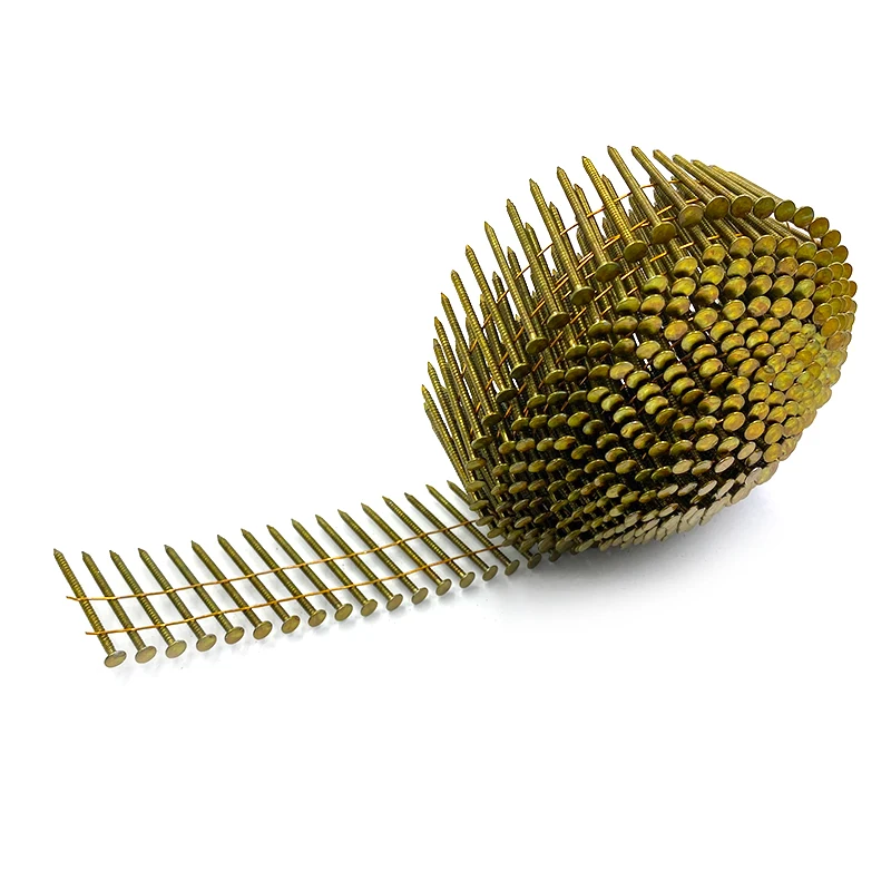 China manufacturer Coil Nails high quality 304 stainless galvanized paint coated wooden pallets