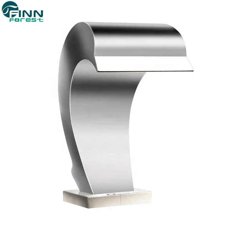 Металлический Каскадный водный фонтан из нержавеющей стали уличный садовый декоративный