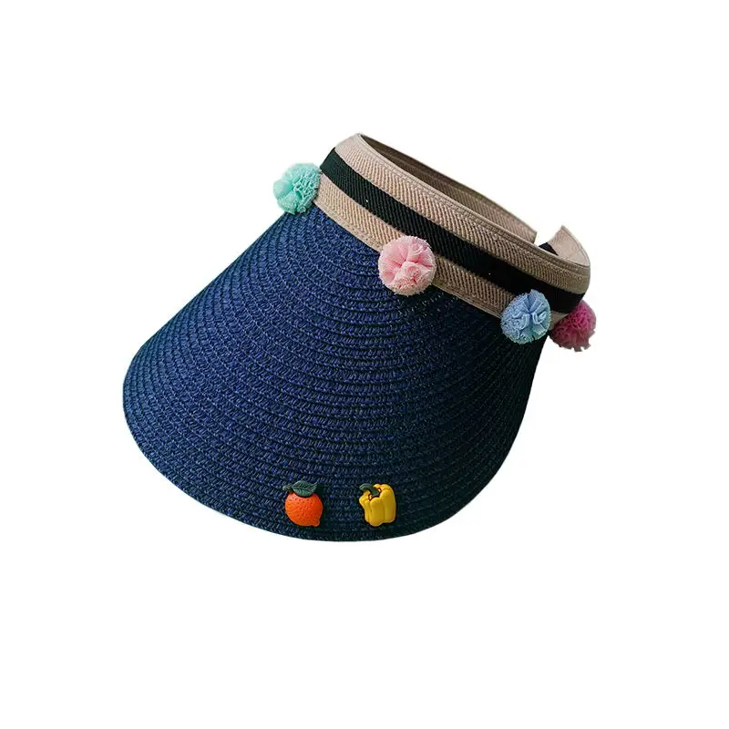 1 MOQ летняя повседневная детская Женская адаптируемая Солнцезащитная шляпа соломенная из