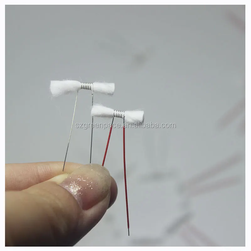 Лидер продаж с завода, керамические катушки для электронной сигареты, хлопковая проволока для одноразового устройства, готовая катушка 2019