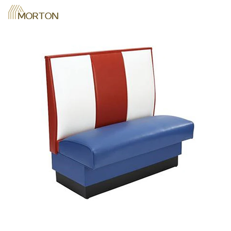 China furniture South-Africa style leather customized size booth seating for Bistro bar use