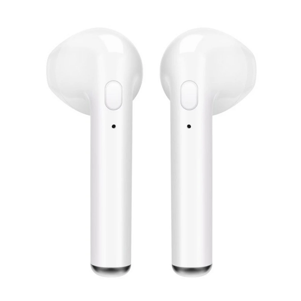 
Best Quality i7S Earphone Headphone Wireless Headset Double Twins Stereo Music Earbuds For Apple Phone White 