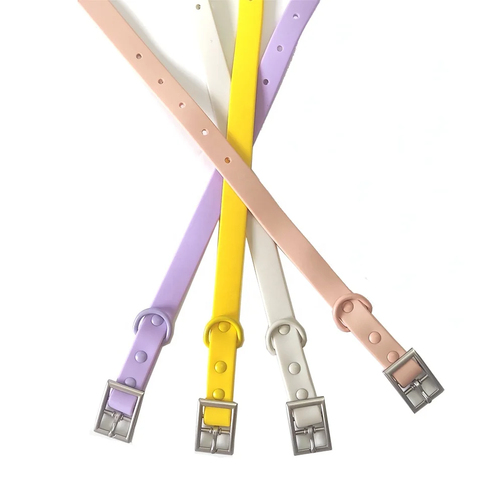 Водонепроницаемый собачий ошейник тканевый поводок с резиновым покрытием отталкивает воду и грязь подходящий