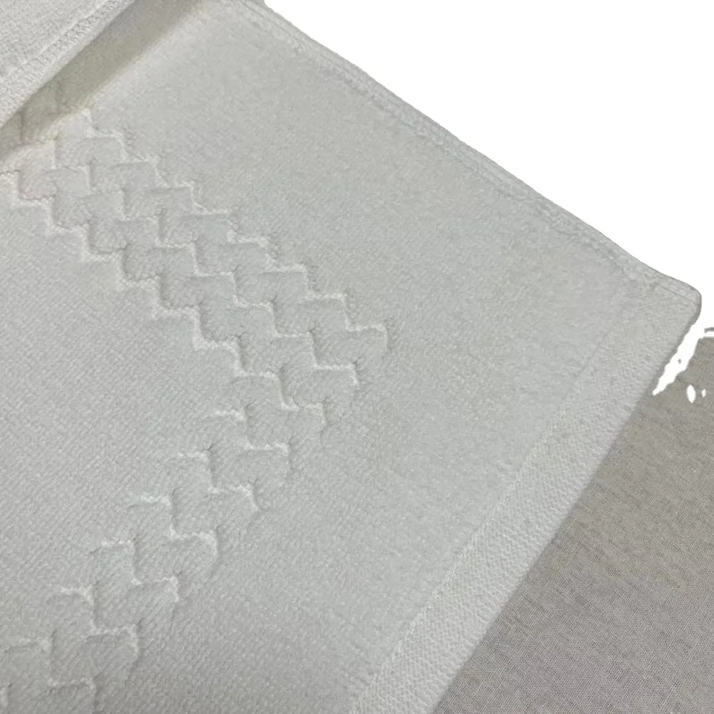 100% Cotton Jacquard Thick Bath Mat Floor Towel