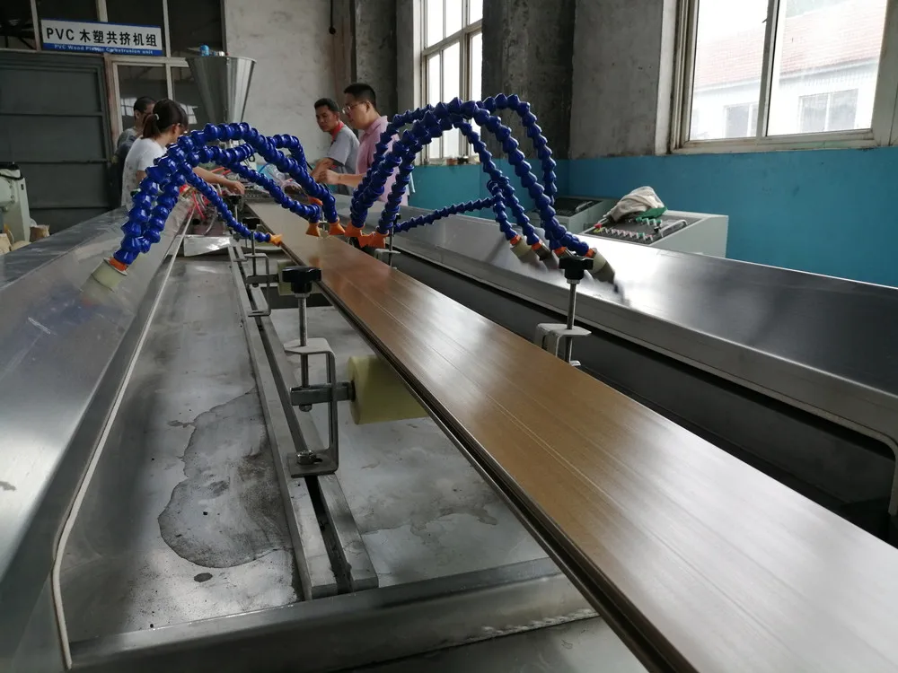 Wood plastic composite exterior wall cladding making machine WPC cladding making machine