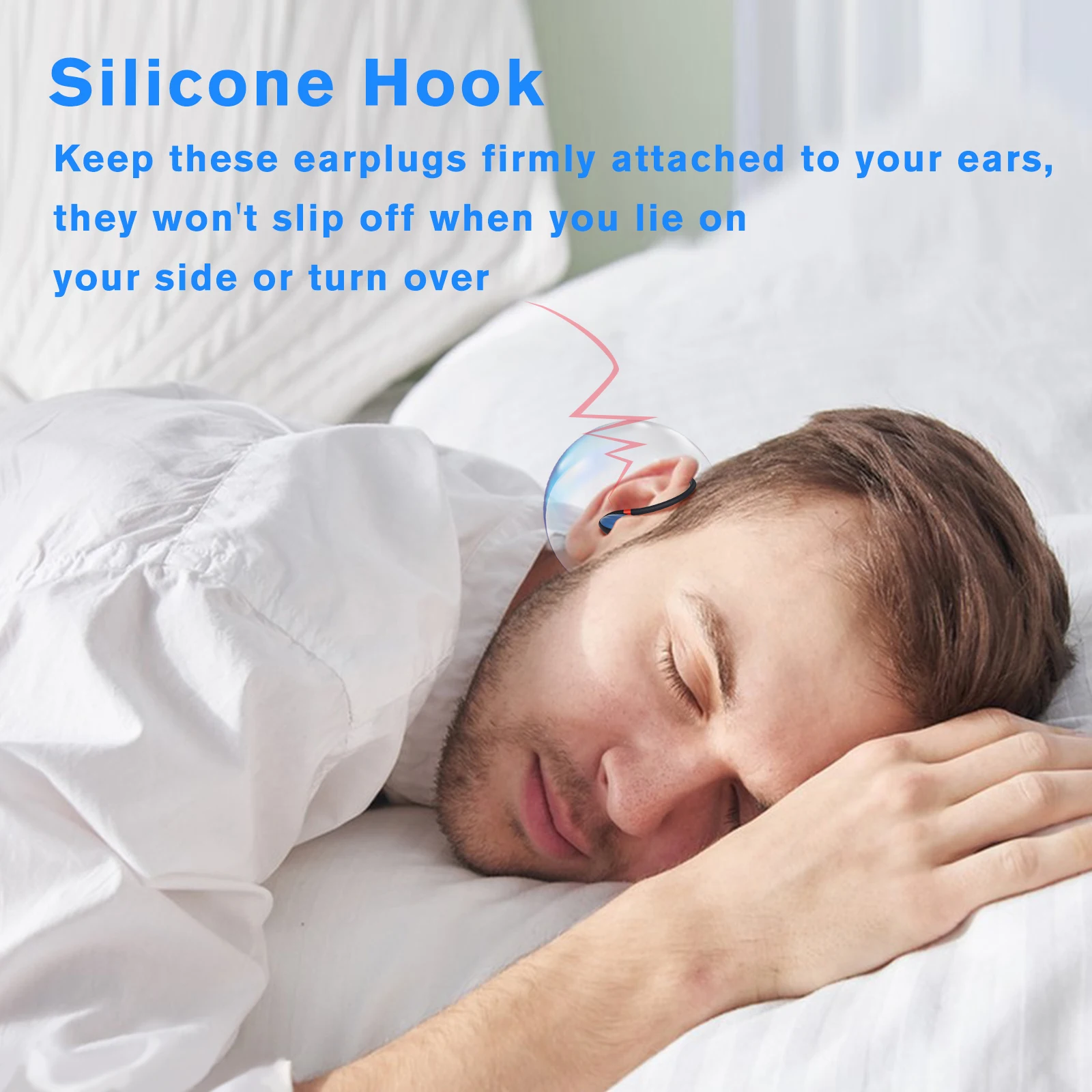 Wholesale Custom LOGO Ear plugs Sound Reducing Concert Adjustable Hearing Protection Silicone EarPlugs For Sleep