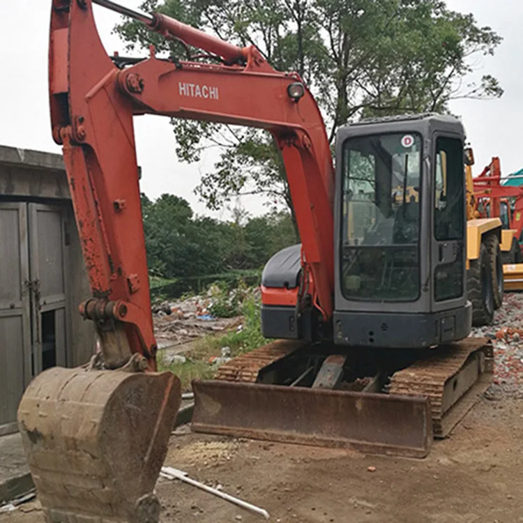 Hitachi Zaxis 55 Japan Used 5.5 ton Hitachi zx55/zx55u/zx55us/zx55usr Mini Excavator Rubber Track Digger for Sale
