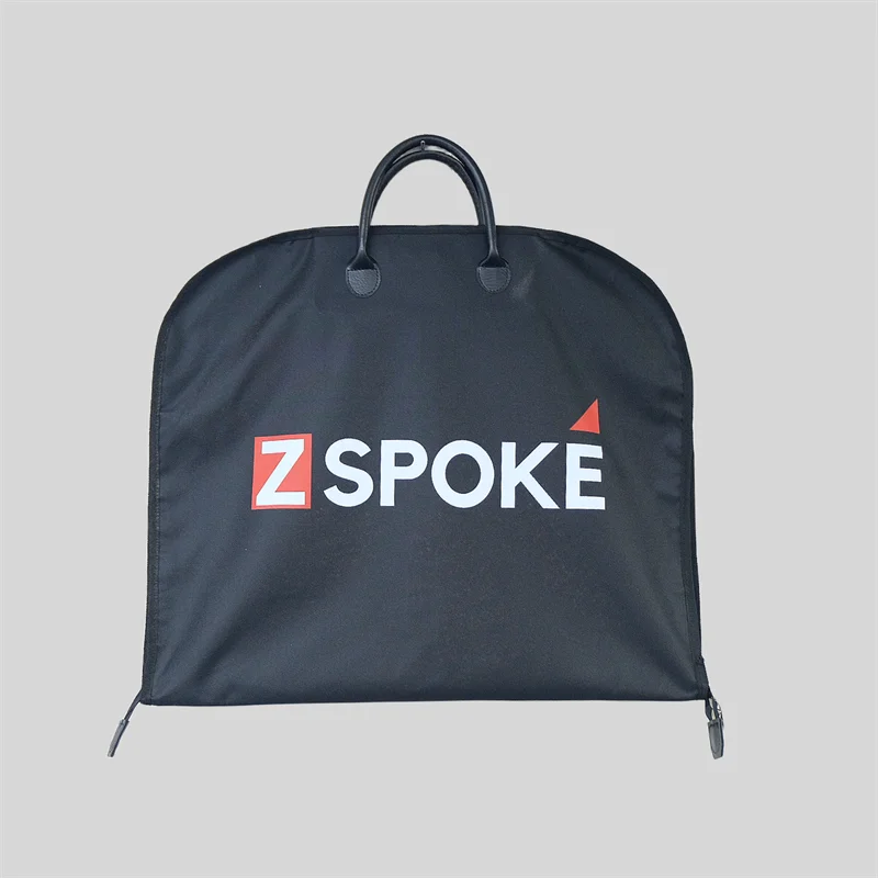 Wholesale Oxford Garment Bag Black Suit Coat Cover Bag For Men Durable 2 Folders Dustproof Suit Bag