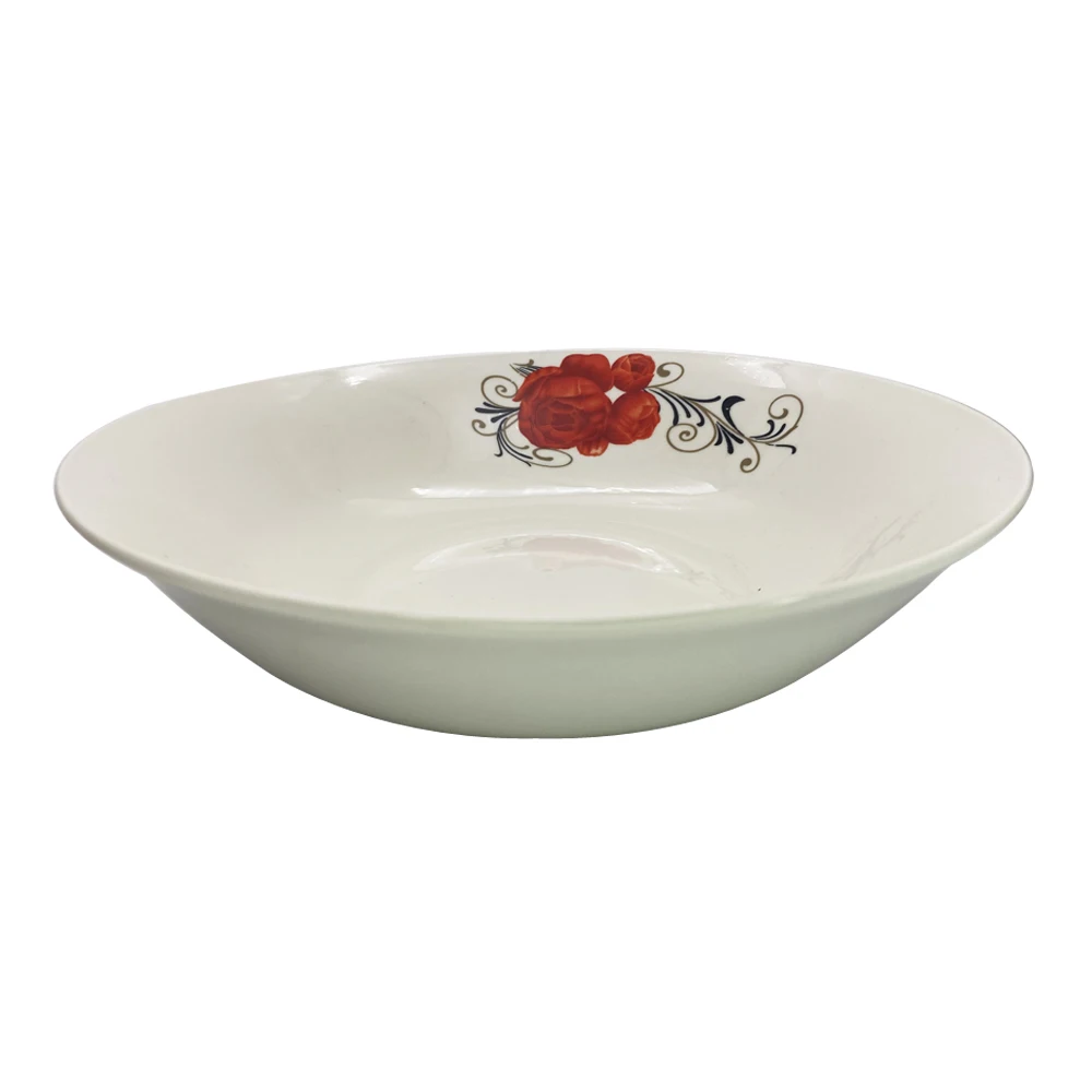 Factory Factory White Porcelain Plain Plate Fine Porcelain China Soup Plate Deal Salad Bowl For Africa South America