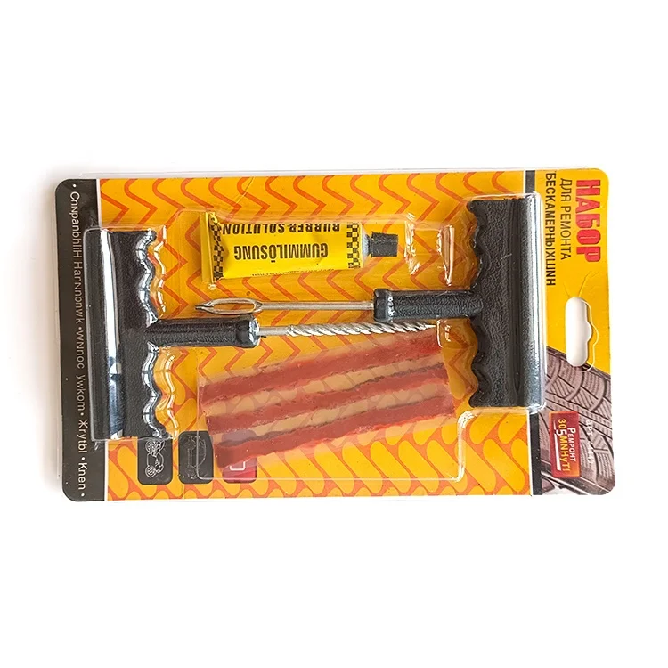 Car Tire Repair Tools Tire Repair Kit Tools Tire Repair Tool   6pcs  with bicycle and motorcycle