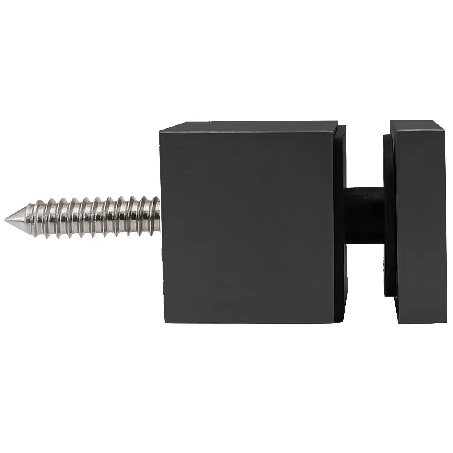 HL Customized Fence Handrail Railing Glass Mounts Stair Railings System Matte Square Glass Standoff stair parts