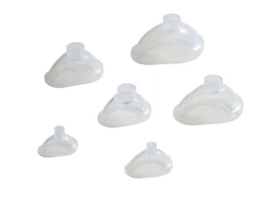 Medical Disposable Multi Size 0# 1# 2# 3# 4# 5# 6# Soft Comfortable Easy Grip Medical Breathing Anesthesia Face Mask