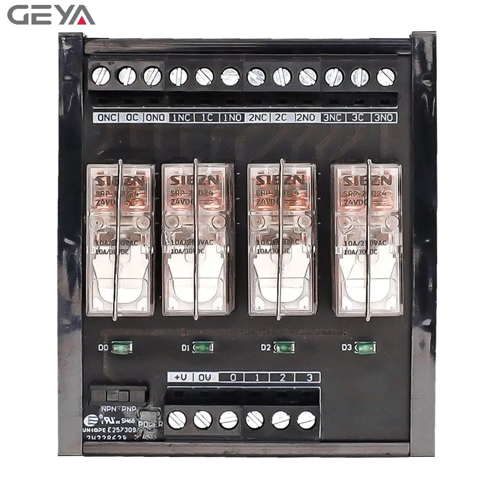 GEYA FY-NG2R-14C 14 Channel Relay Module Din Rail Mounted Plug in Relay 1 SPDT