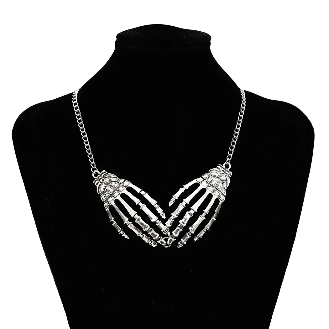  Shangjie OEM joyas Halloween 2021 New Arrival Fashion Ghost Claw Jewelry Set for Women Hyperbole