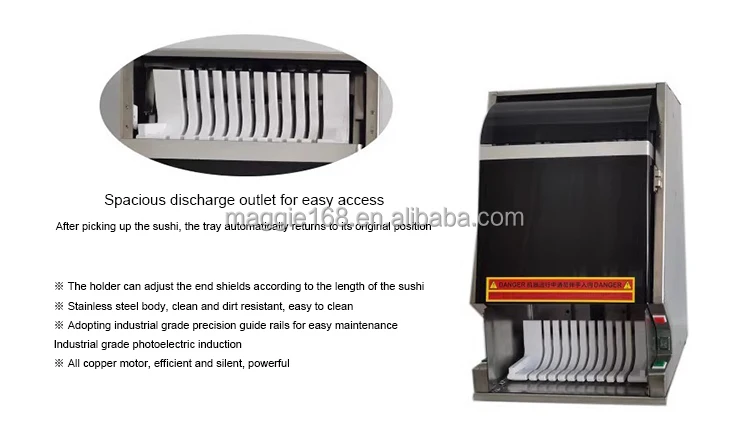 Sushi Slicing Machine Cutter Maker Sushi Roll Cutting Machine For Cutting Straight Roll/Reverse Roll