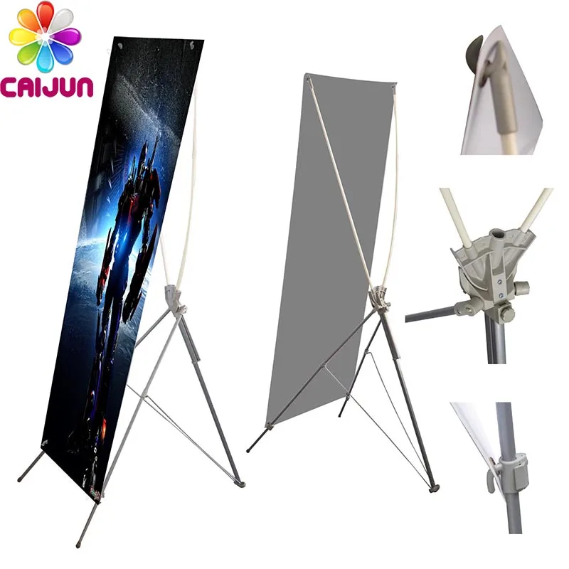 Exhibition trade show easy display tension fabric banner Catalogue Literature display