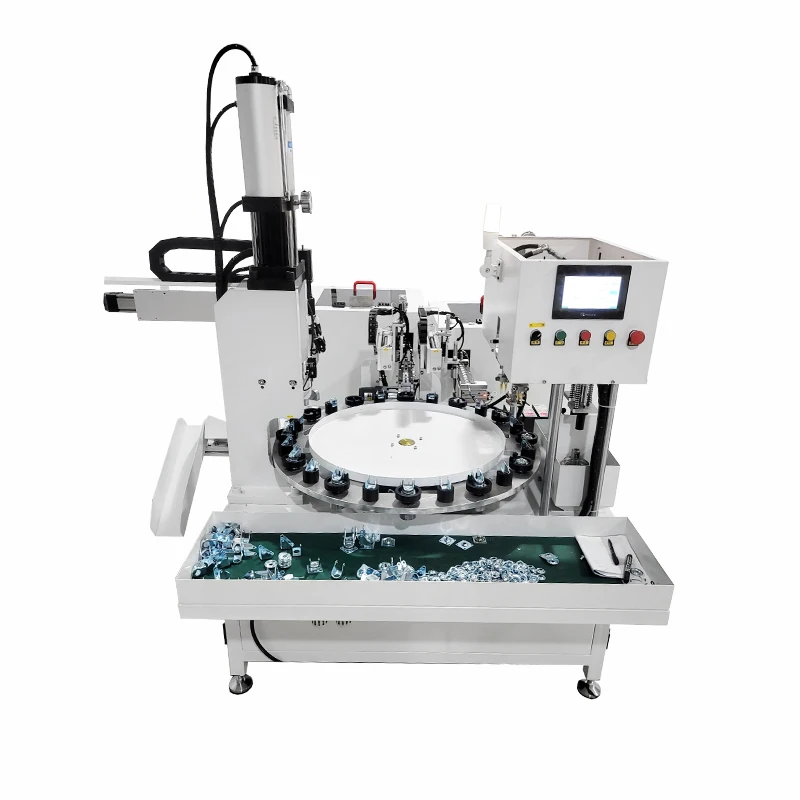 customized mold semi-automatic hot sale Universal caster assembly machine /caster wheel assembly machine