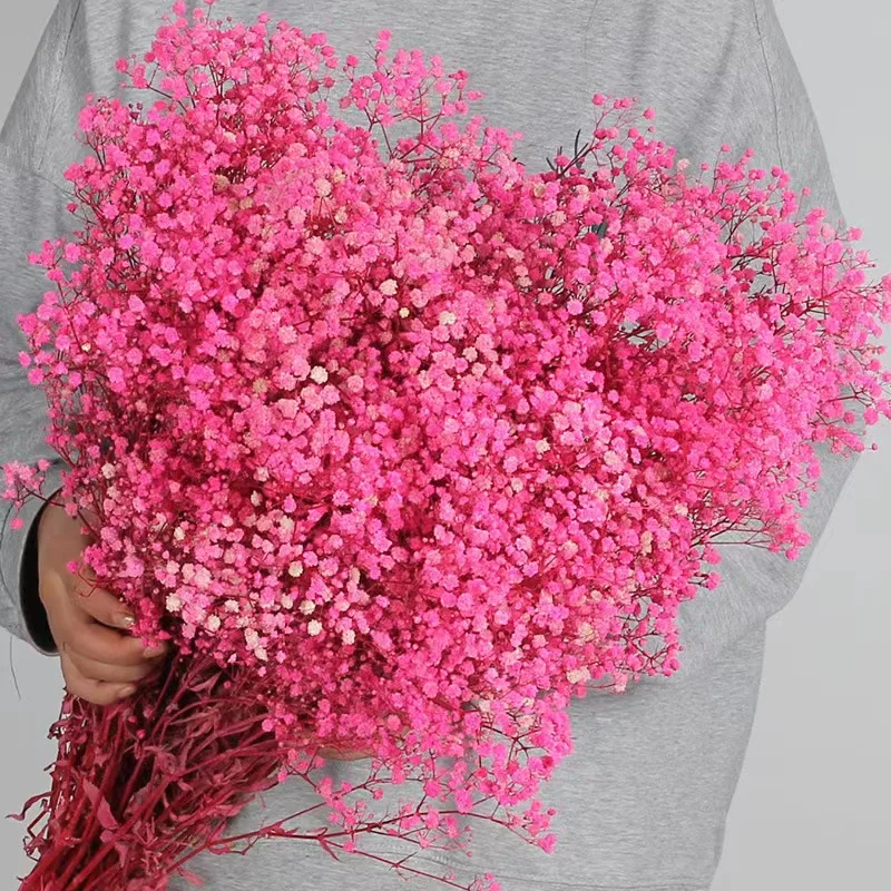 Новинка лидер продаж 2024 сухие цветы для детского дыхания Гипсофила paniculata украшения свадьбы стен подарки