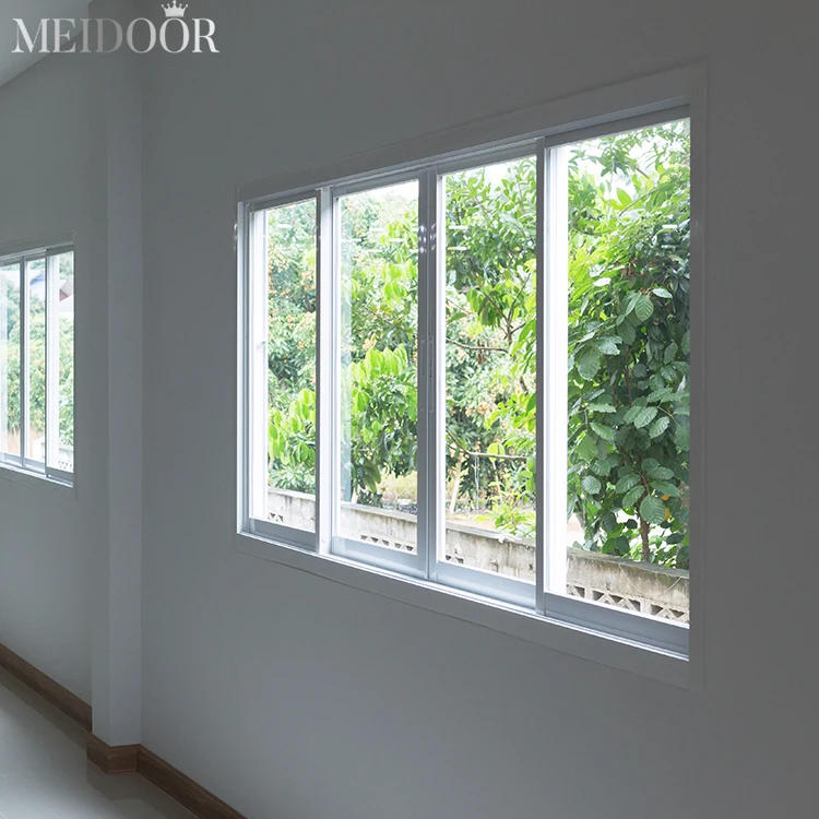 European Standard Aluminum 6063-T5 Profile Powder Coating Color Tempered Glass System Sliding Windows and Doors