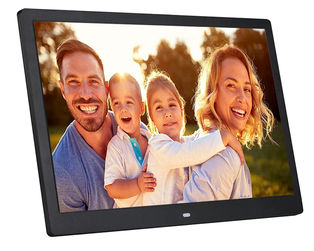  Оптовая продажа USB/SD электронный фотоальбом 1280*800 цифровая hd-фоторамка 15-дюймовая фото альбом для