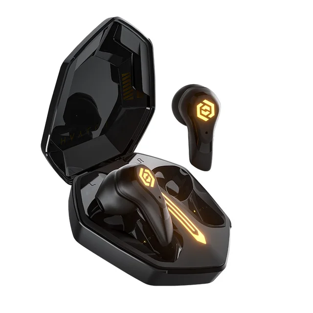 HAYLOU G3 TWS Gaming Earphone Professional Gaming Mode Bt5.2 Headphone With Unique Charging Case Glaring RGB Light Earbuds