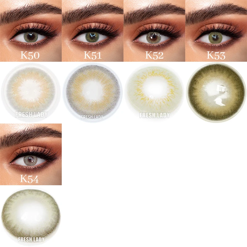 Linagguo Fresh Lady love story series Oxytocin wholesale cosmetic coloured contact lenses