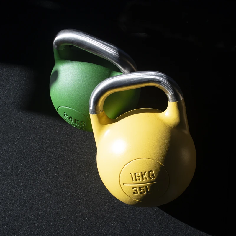 Professional training competition steel kettlebell color kettlebell custom kettlebells