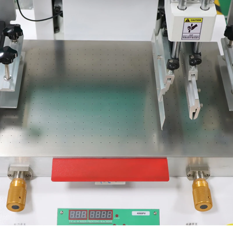 High Precision Semi-Automatic Vacuum Workbench Screen Printer for Paper Film PCB Sticker & Flat Screen Printing Machine