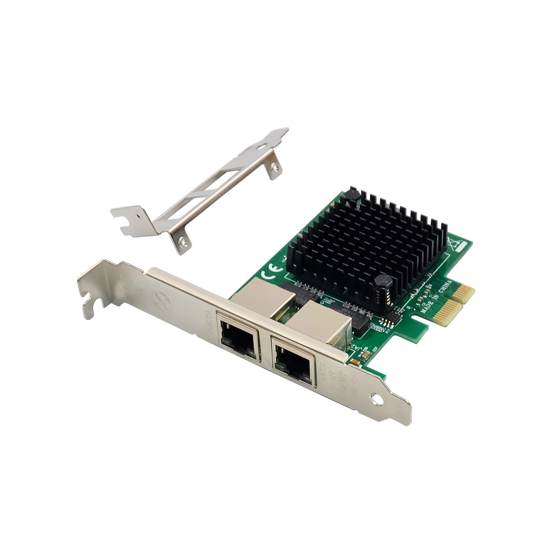 Сетевая карта SUNWEIT ST7279 PCIe X1 1 Гбит/с двумя портами RJ45 Ethernet В чипсете tel