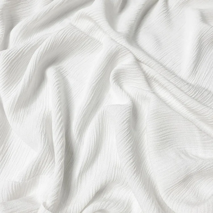 Rayon Willow Crepe Fabric Width 127cm 100%Viscose Fabric For Dresses and Shirts