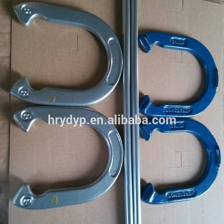 Игра в подковы из чугуна с двумя железными палочками для веселья