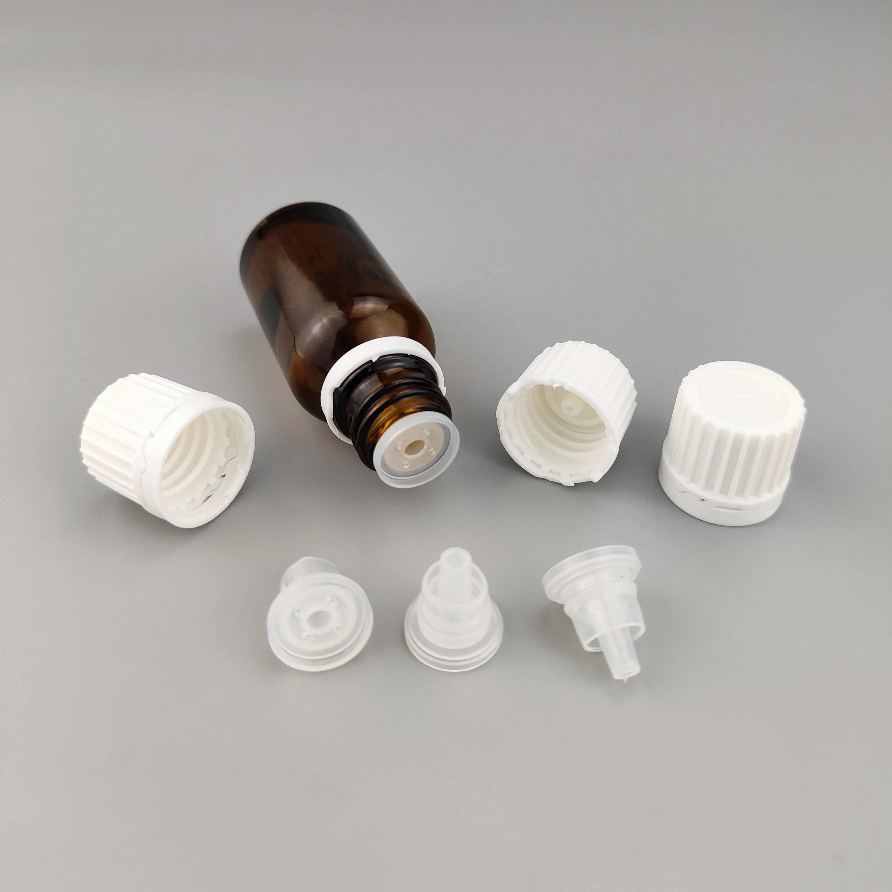 tamper-evident plastic cap 18 mm bottle cap for essential oil bottle cap health care products packaging