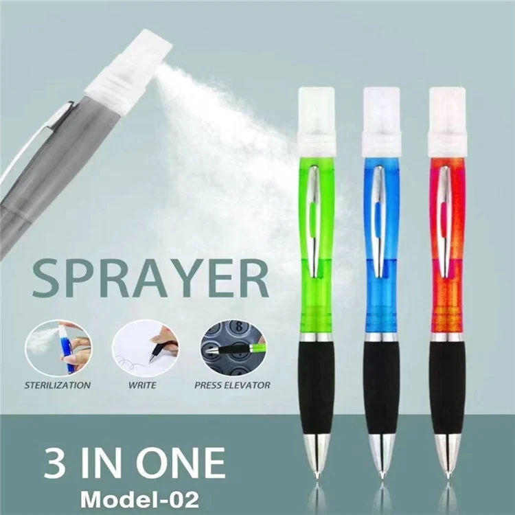 
2020 wholesale custom excellent design perfume sanitizer ball pen spray pen 
