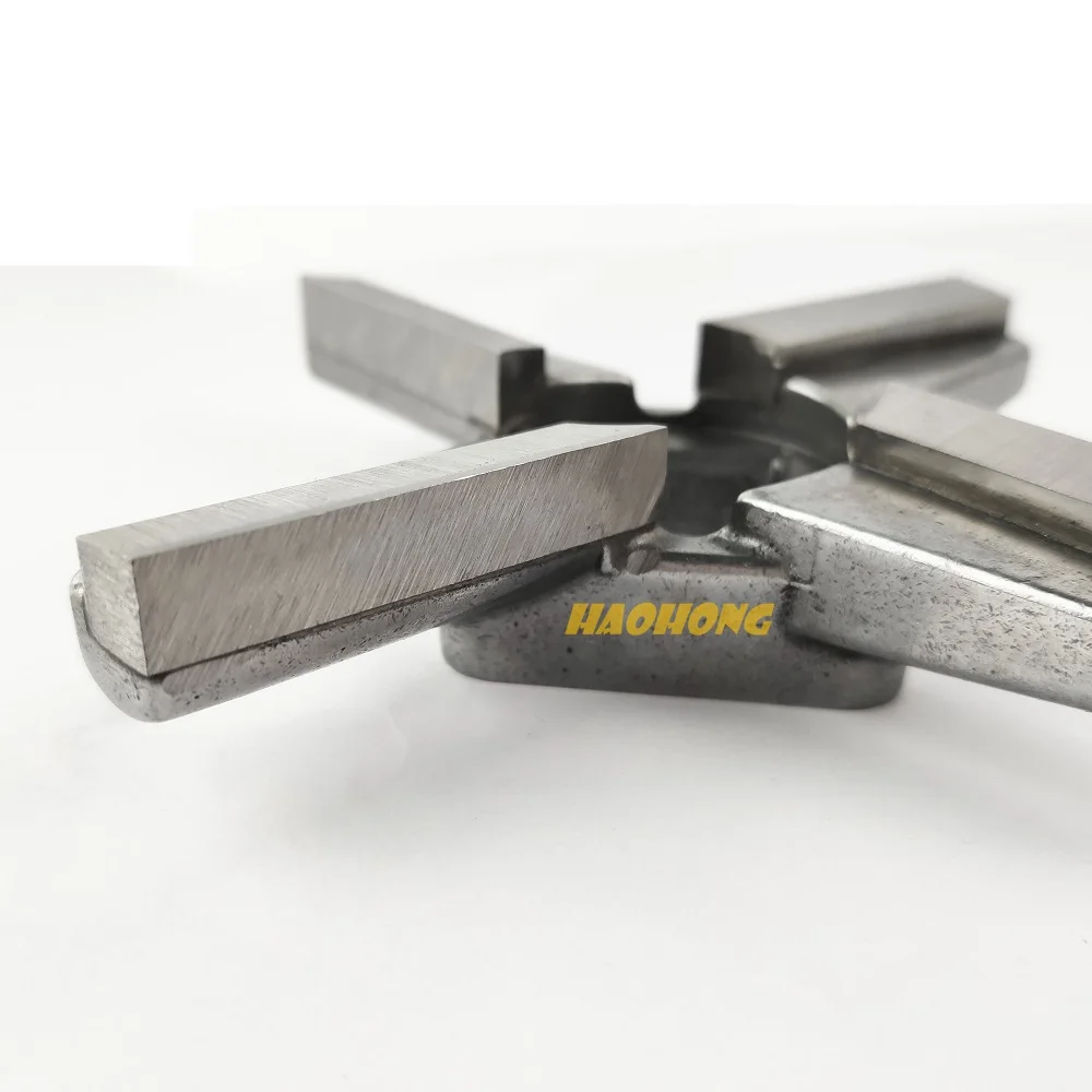 Высокое качество #52 #42 присадочный пруток из нержавеющей стали край вставки карбида нож с жесткими краями мясорубка лезвие ножа